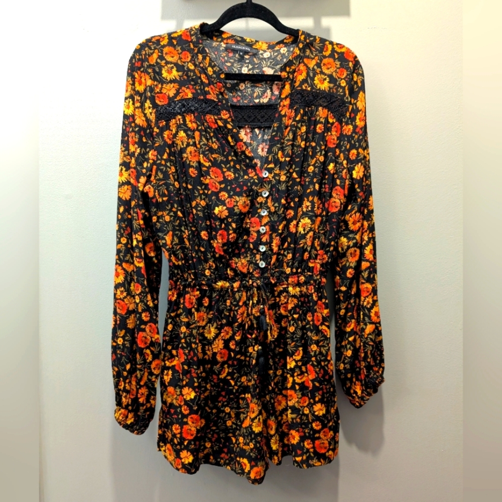Olivaceous Fall Colors Romper size M
